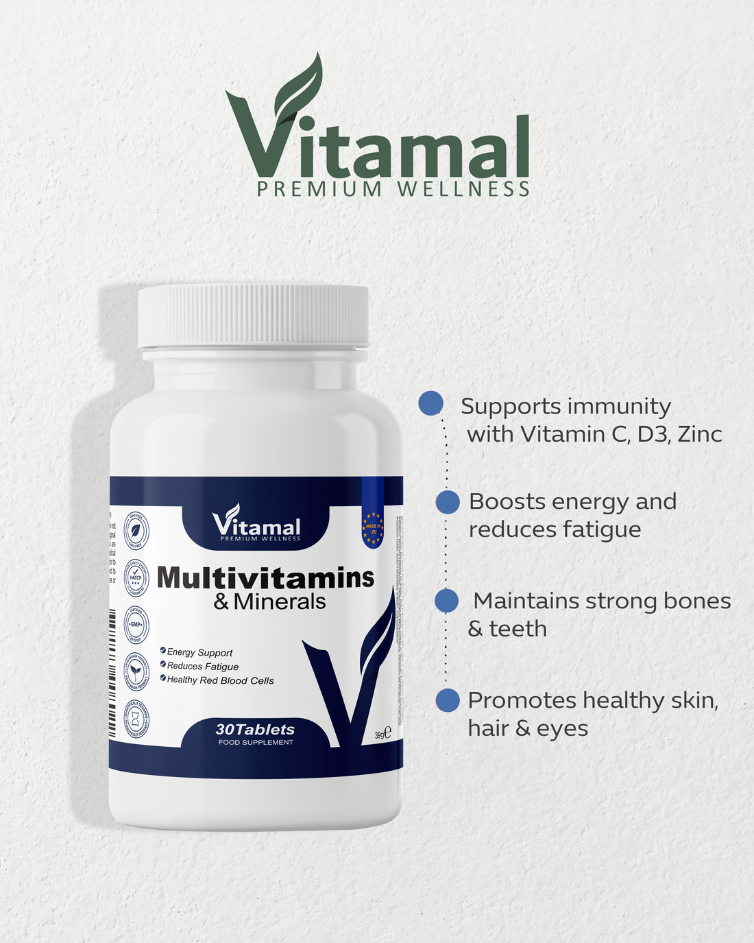 Multivitamins & Minerals - 60 Tablets