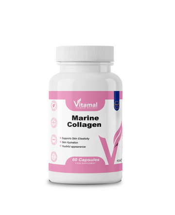 Marine Collagen + Vitamin C & B3 - 60 Capsules