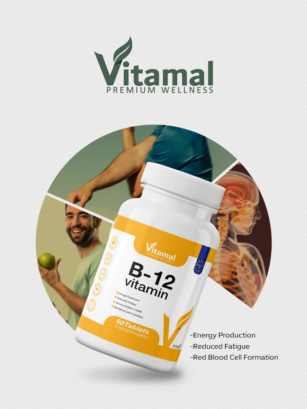 Vitamin B12 1000mcg (from Methylcobalamin)
