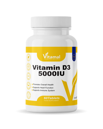 Vitamin D3 5000 IU - 60 Tablets