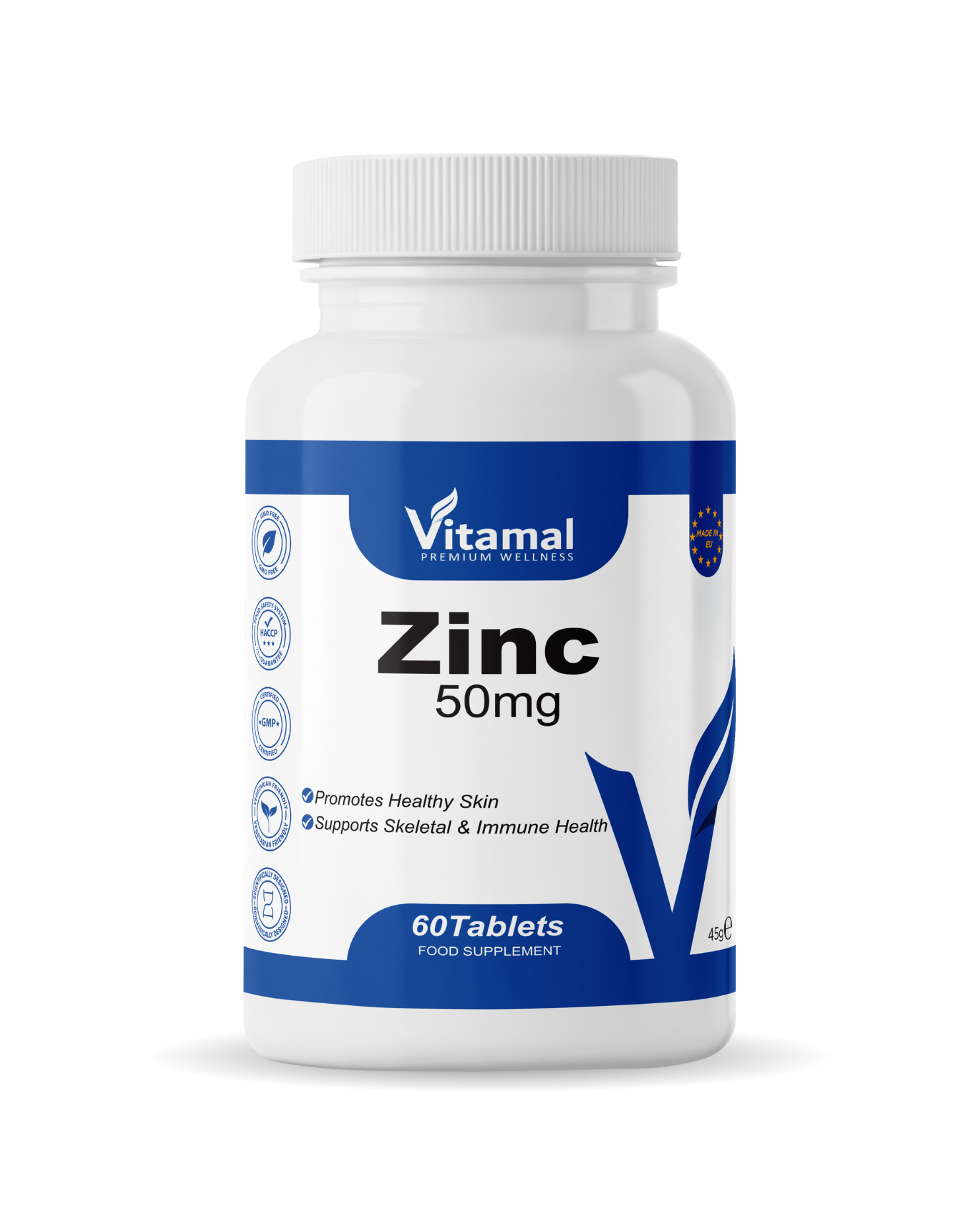 Zinc 50mg - 60 Tablets