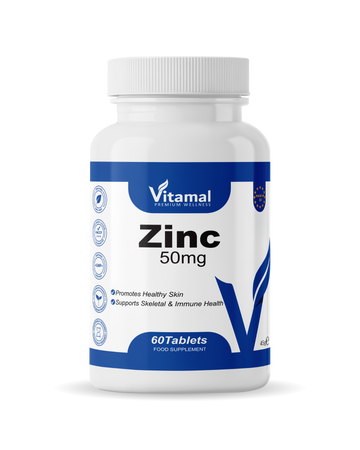 Zinc 50mg - 60 Tablets